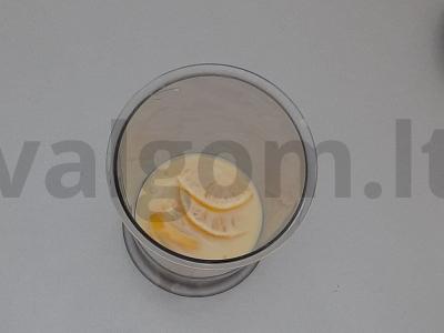 Pieninis limonadas su kondensuotu pienu Žingsnis 2