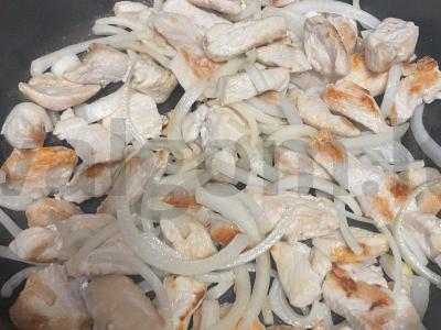 Vištiena sojų padaže su garnyru Žingsnis 2