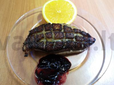 Anties krūtinėlė apelsinų marinate Žingsnis 7