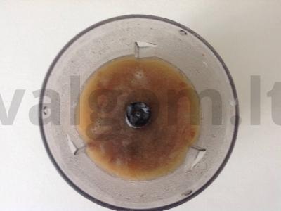 Skanus duona iš migdolų ir grikių miltų Žingsnis 1