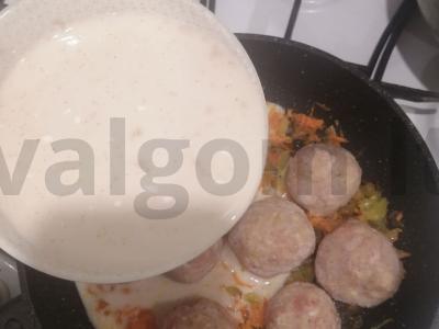 Koldūnai su ryžiais ir kopūstais su grietinės padažu Žingsnis 2