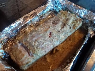 Aromatinga šoninė su garstyčiomis ir majonezu Žingsnis 8