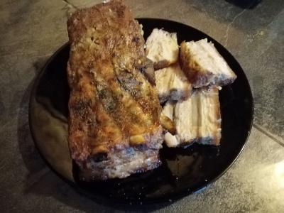 Aromatinga šoninė su garstyčiomis ir majonezu pagrindine nuotrauka