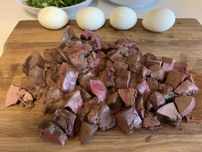 Vištienos kepenėlių faršas Žingsnis 2