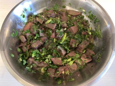 Vištienos kepenėlių faršas Žingsnis 4