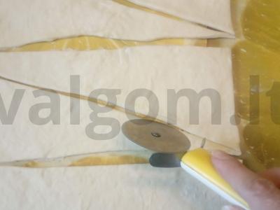 Kruasanai pusryčiams Žingsnis 10