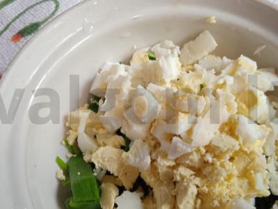 Salotas su jaunu česnaku Žingsnis 2