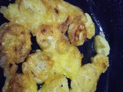 Bananai tešloje su mėlynėmis Žingsnis 3