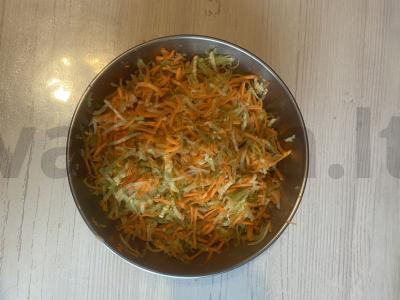 Vitaminų salotas su ridikėliais Žingsnis 3