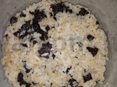 Sushi salotas su raudona žuvimi Žingsnis 1