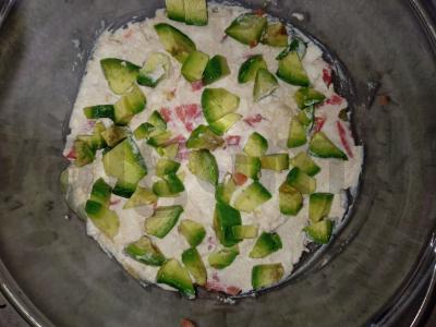 Sushi salotas su raudona žuvimi Žingsnis 5