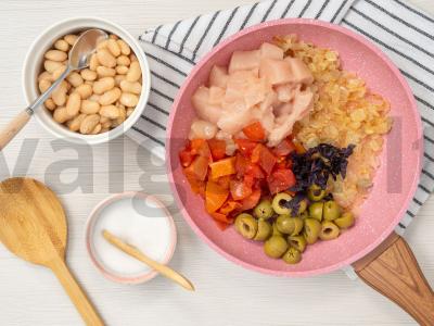 Kalakutienos filė su baltaisiais pupelėmis Žingsnis 2