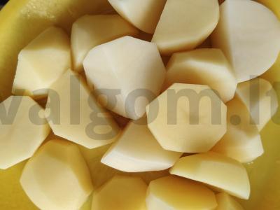 Borščas su pomidorų pasta pietums Žingsnis 3