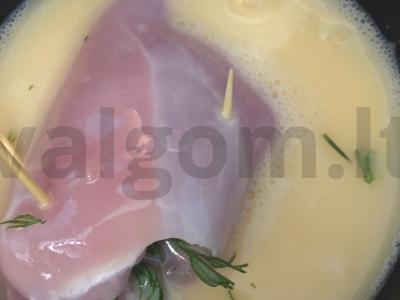 Vištienos šlaunelės su žolelėmis Žingsnis 2