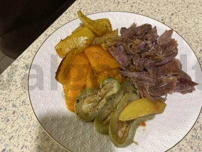 Antis orkaitėje su daržovėmis Žingsnis 5