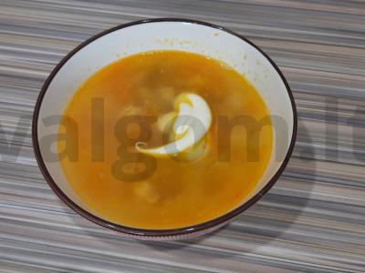 Vištienos sriuba „Kelios linksmos natos“ pagrindine nuotrauka