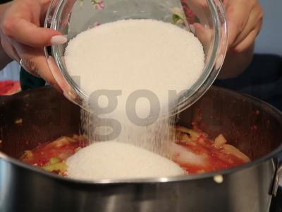 Lečo žiemai „Šeimos receptas“ Žingsnis 5