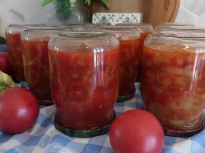 Lečo žiemai „Šeimos receptas“ pagrindine nuotrauka