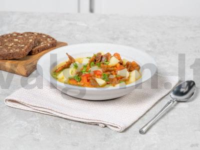 Grybų sriuba su voveraitėmis pagrindine nuotrauka