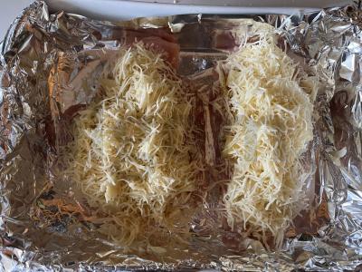 Kepta vištienos krūtinėlė su ananasais ir sūriu Žingsnis 4