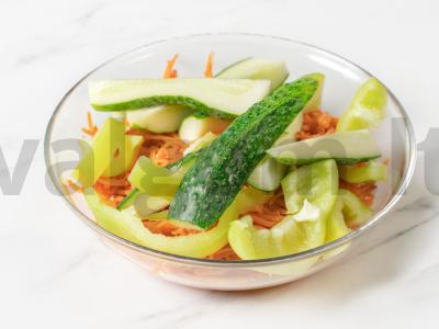 Korėjietiška agurkų salotos Žingsnis 5