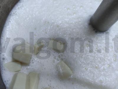 Grietinėlės ganache be grietinėlės Žingsnis 2