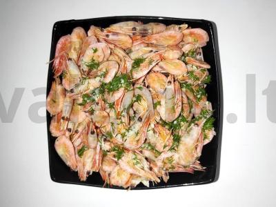 Virti krevetės su lukštais ir laimu pagrindine nuotrauka