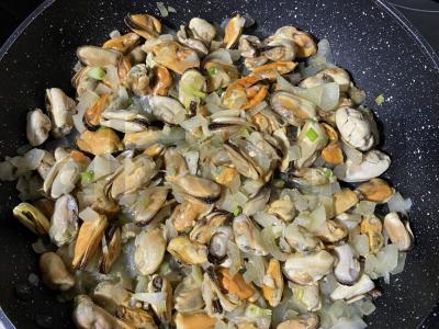 Midijos kokosų piene Žingsnis 3