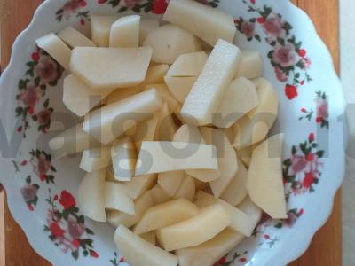 Žirnių sriuba su vištiena, daržovėmis ir prieskoniais Žingsnis 7