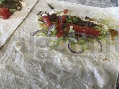 Sultinga šašlykinė su jautiena ir daržovėmis Žingsnis 4