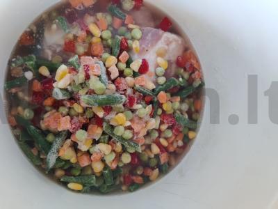 Mėsos asorti iš kiaulienos ir avienos su daržovėmis Žingsnis 2