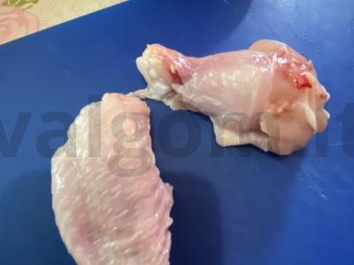 Vištienos sparneliai granatų sultyse su krapais Žingsnis 1