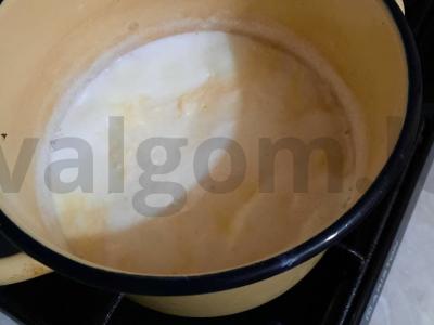 Tatarų pieno sriuba Sotle aš Žingsnis 4