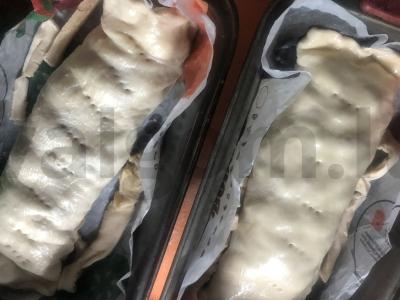 Štrudelis su šaldytomis vyšniomis ir obuoliais Žingsnis 4