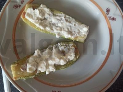 Cukinijų ritinėliai Žingsnis 7