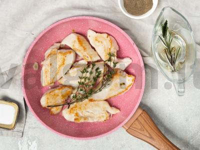 Kalakutienos filė su granatų sėklomis Žingsnis 1