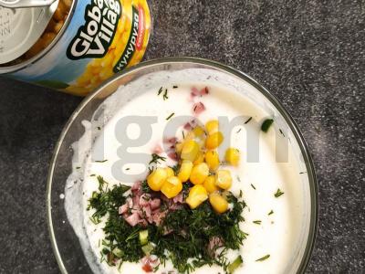 Šaltas sriuba su rūgpieniu Žingsnis 3