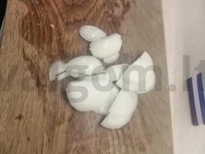 Spagečiai su bekonu ir grietinėlės padažu Žingsnis 2