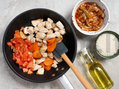 Indėnų filė ir konservuota silkė sriuba Žingsnis 1