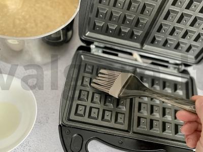 Varškės PP vafliai multikepėje Žingsnis 5