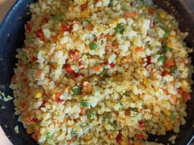 Žiedinė kopūstai su daržovėmis Žingsnis 6