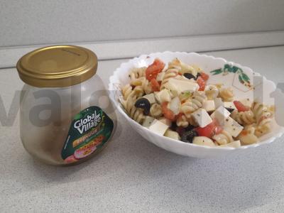 Italų salotas su fuzili ir fetos sūriu Žingsnis 7