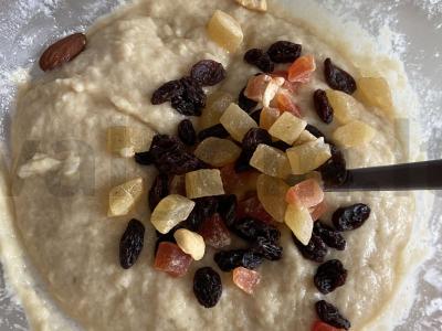 Vegetariški keksi su riešutais ir džiovintais vaisiais Žingsnis 4