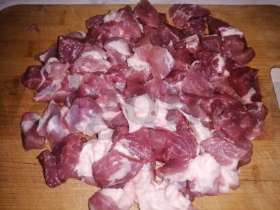 Kepta kiauliena su bulvėmis ir pupelėmis Žingsnis 7