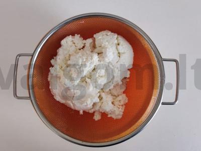 Skaniausia varškės pasha pagal carą Žingsnis 1