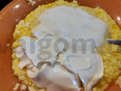 Varškės sausainiai su grietine Žingsnis 2