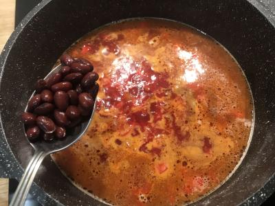 Borsčas „Kubanietiškas“ ant jautienos sultinio Žingsnis 8