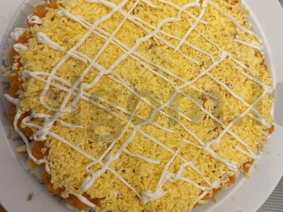 Salotas „Nuotaka“ su sardinėmis ir bulvėmis Žingsnis 5