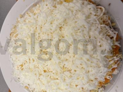 Salotas „Nuotaka“ su sardinėmis ir bulvėmis Žingsnis 7