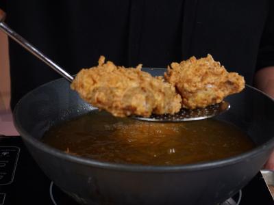 Kepti aštrūs sparneliai kaip KFC Žingsnis 9